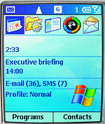 Motorola MPx200 screenshot